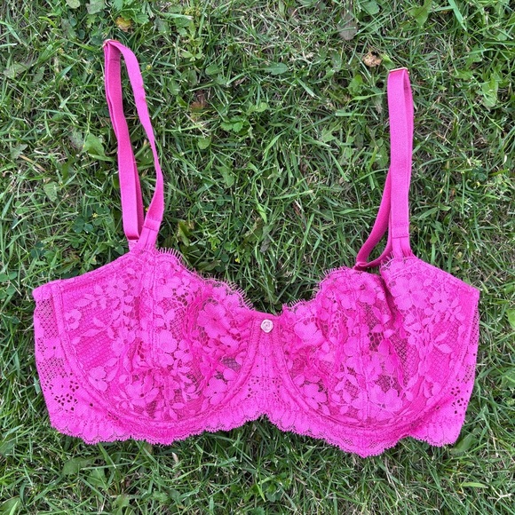 Victoria's Secret Dream Angels Push Up Bra 34DD Lace Convertible w/out Padding - Picture 1 of 10